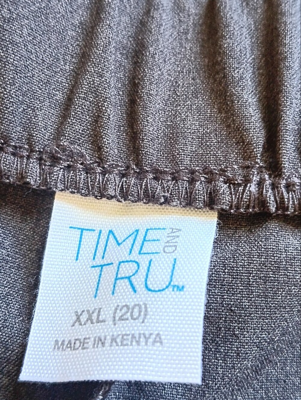 Womens XXL Business Casual Gray Straight Leg Career Wear Pants, Office, Time Tru - Picture 6 of 8